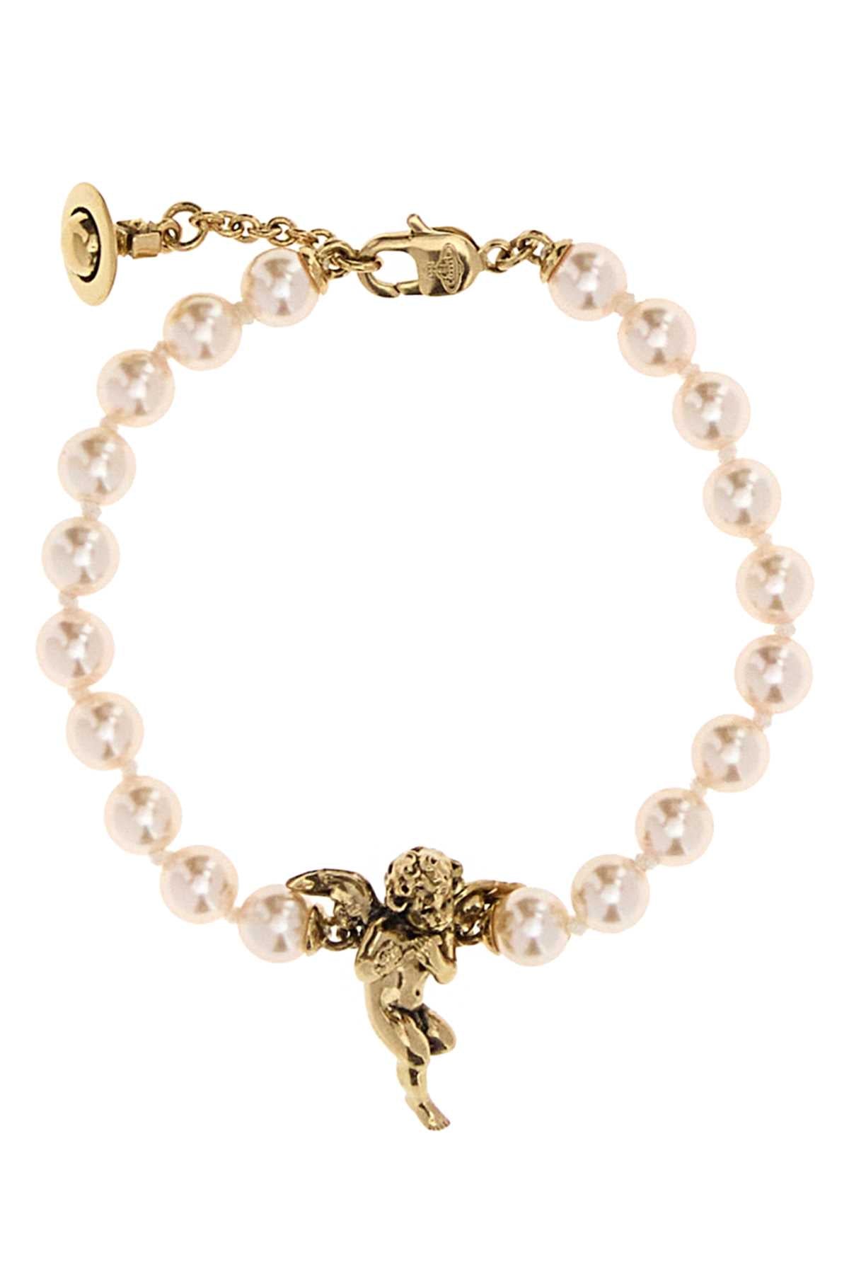 Vivienne Westwood Putti Pearl Bracelet — Gold by Vivienne Westwood