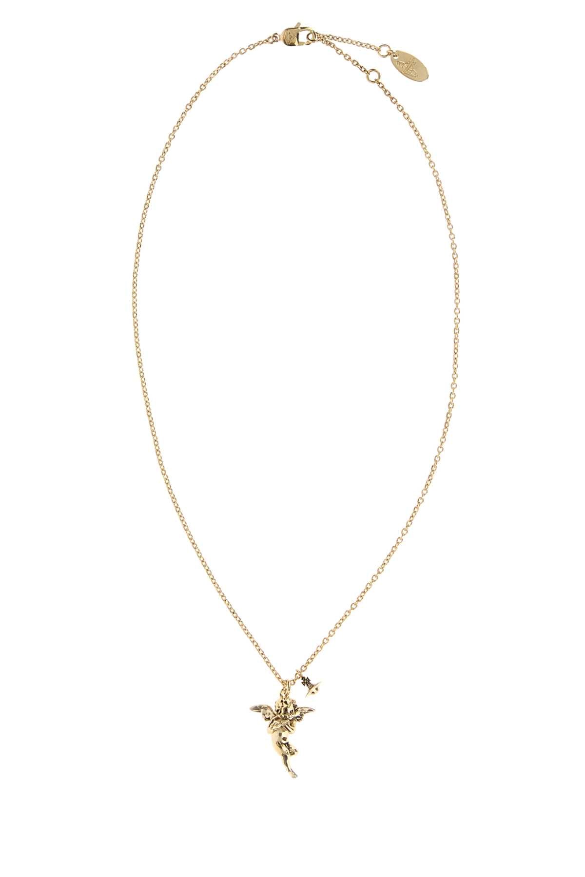 Vivienne Westwood Putti Pendant Necklace — Gold by Vivienne Westwood
