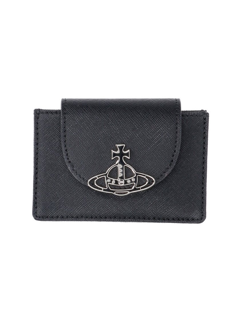 Vivienne Westwood Logo-Embossed Leather Wallet — Black by Vivienne Westwood