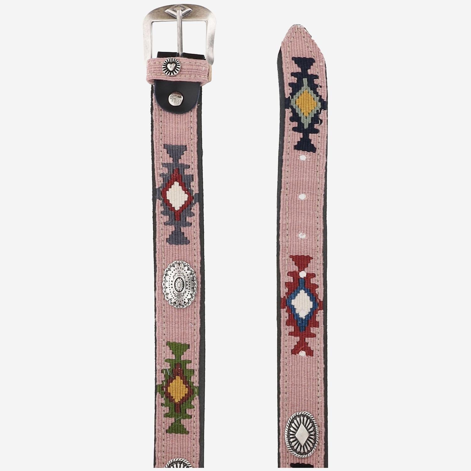 Waitz Azteca Belt — Pink, view 3