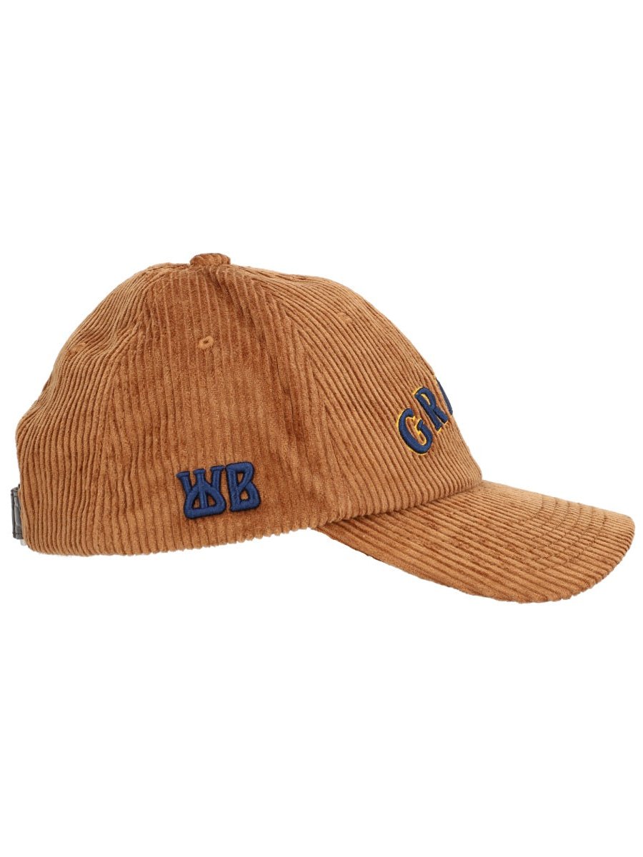 Wales Bonner UA25HA08_CO09801 Baseball Cap — Brown by Wales Bonner