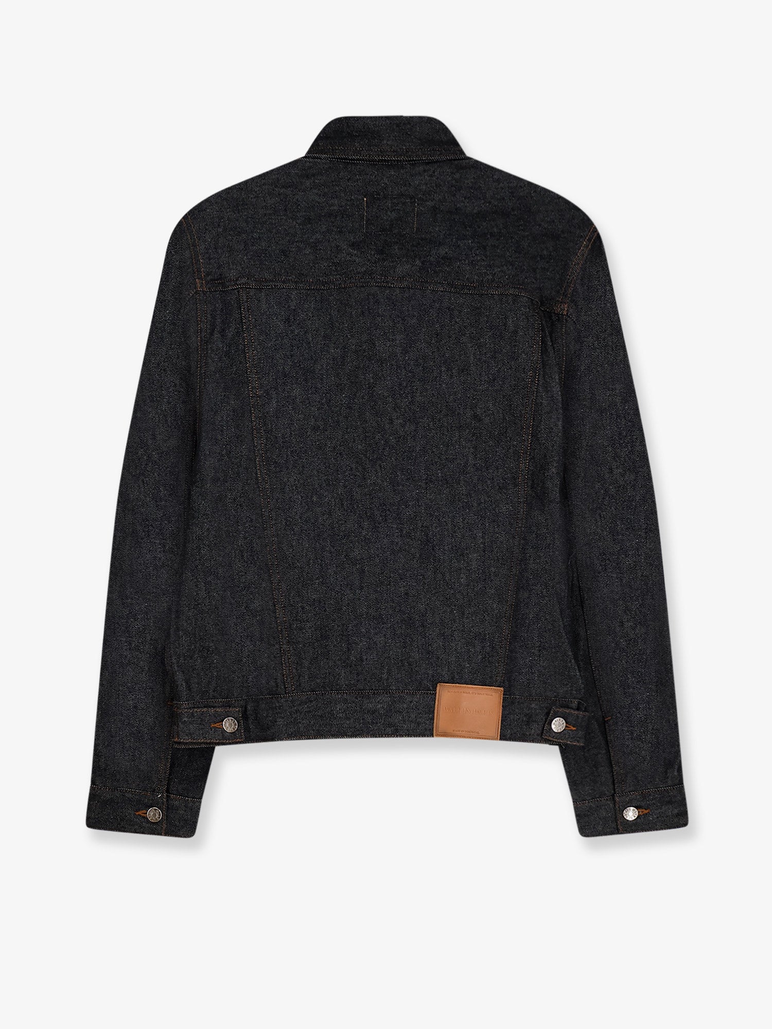 Walk In Paris Denim Jacket — Black, view 2