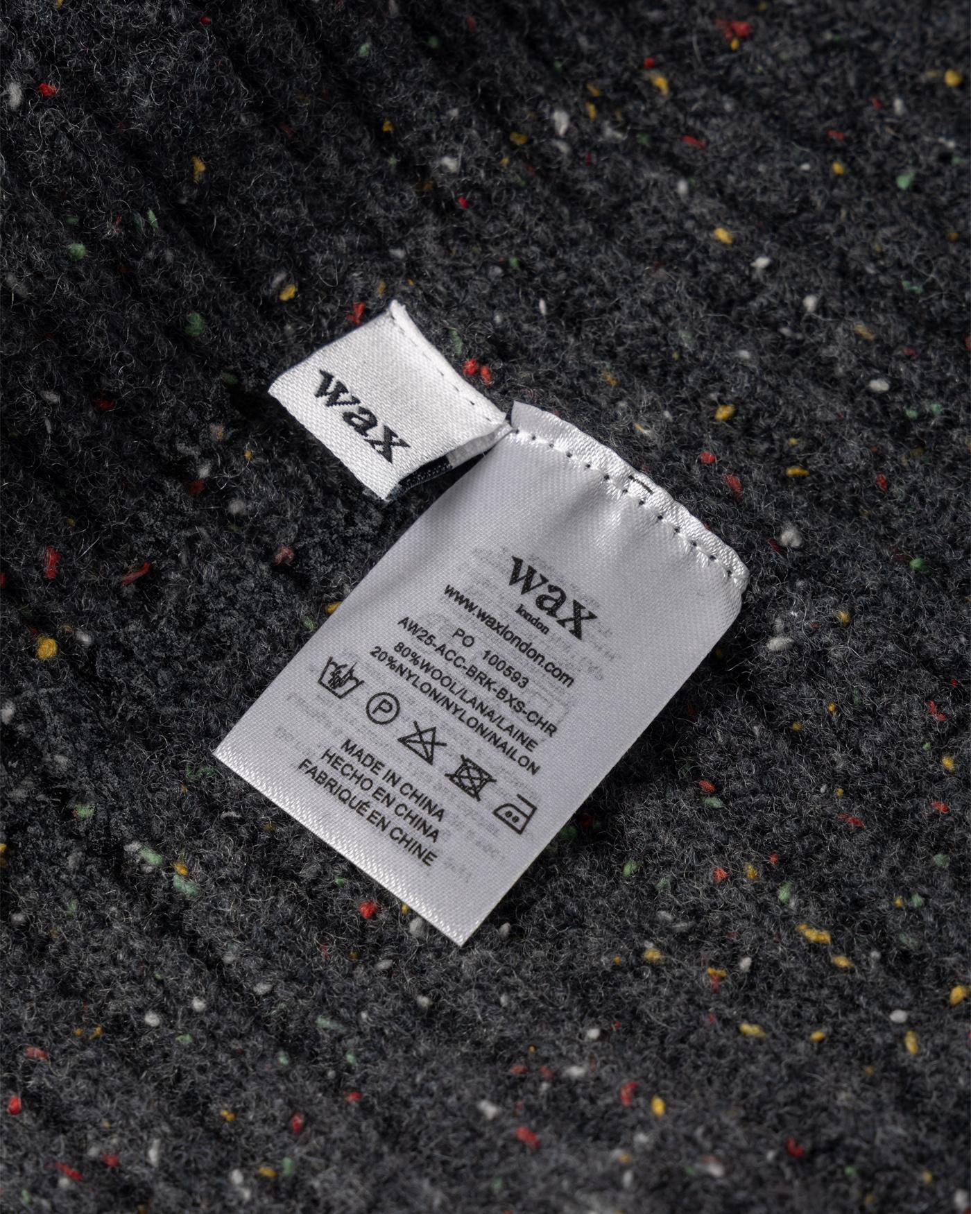 Wax London AW25-ACC-BRK-BXS-CHR Beanie — Gray, view 5