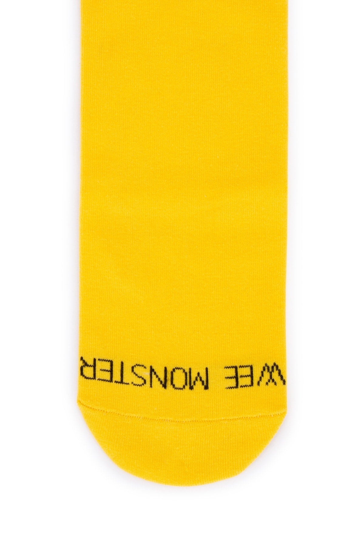 Wee Monster Happy Smiley-Face Cotton Socks — Yellow, view 2