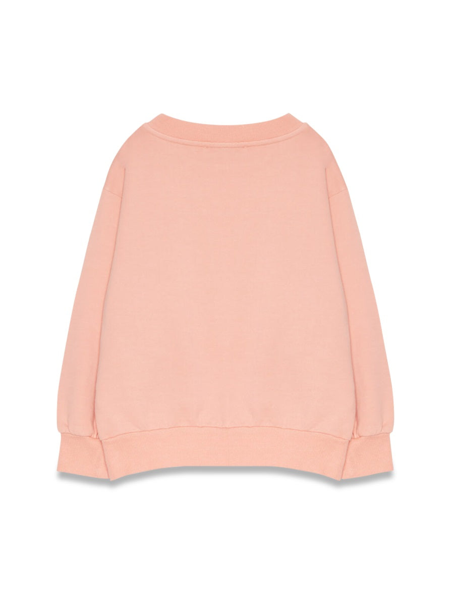 Weekend House Kids. Organic Cotton Popcorn Texture Sweatshirt — Pink, view 2