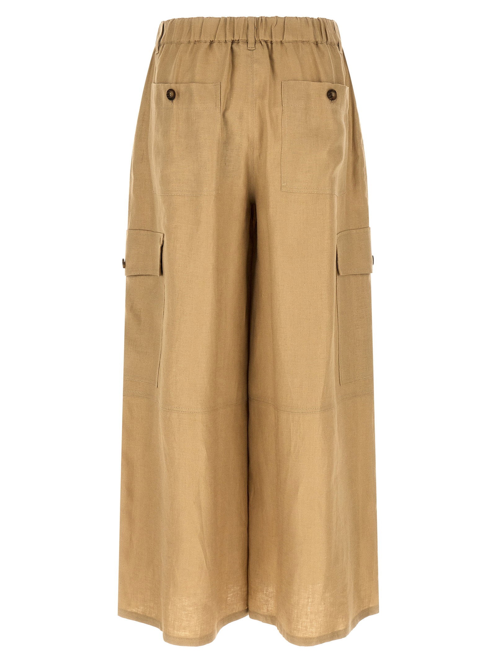 Weekend Max Mara Cargo Pants — Beige, view 2