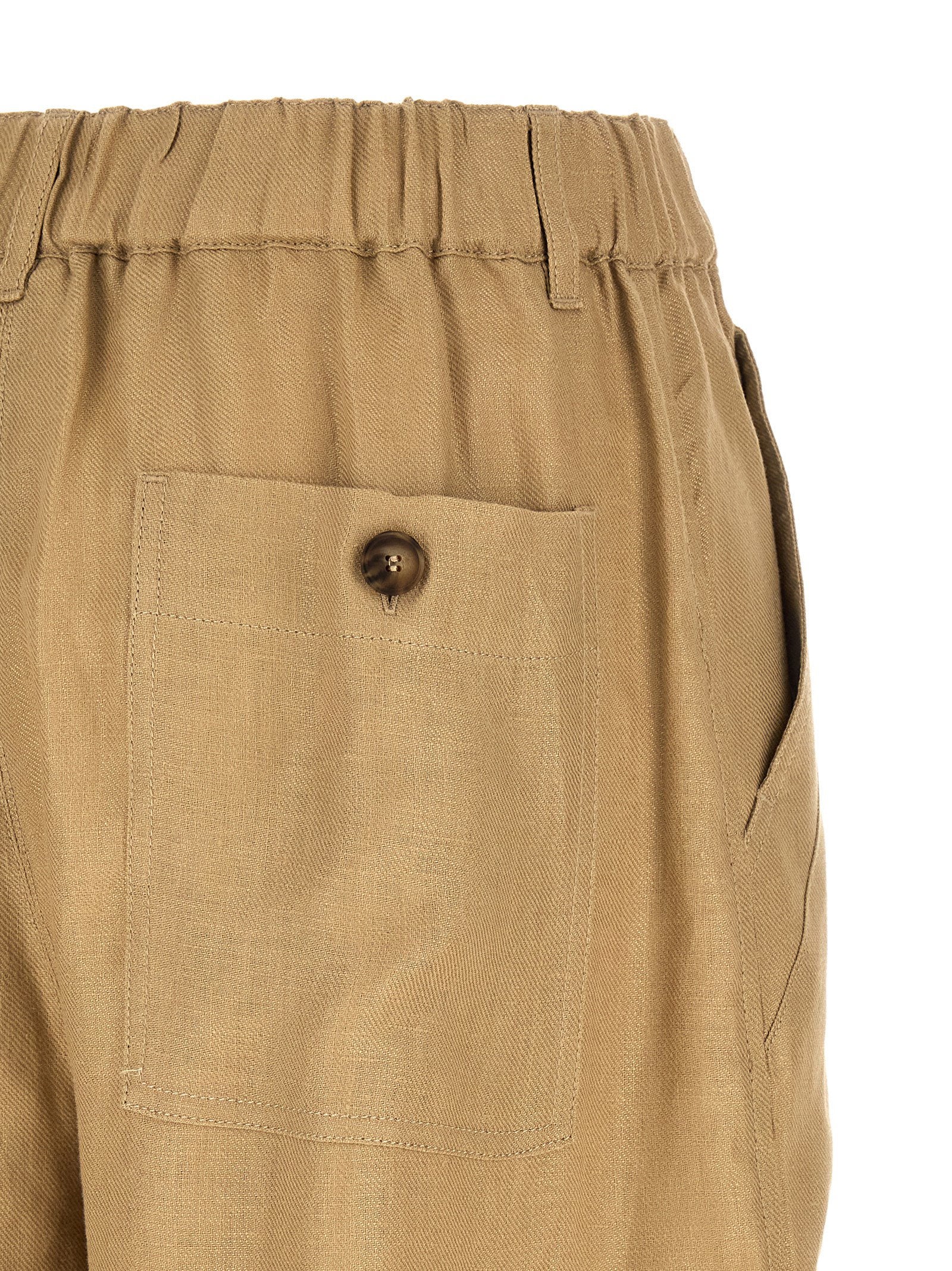 Weekend Max Mara Cargo Pants — Beige, view 4