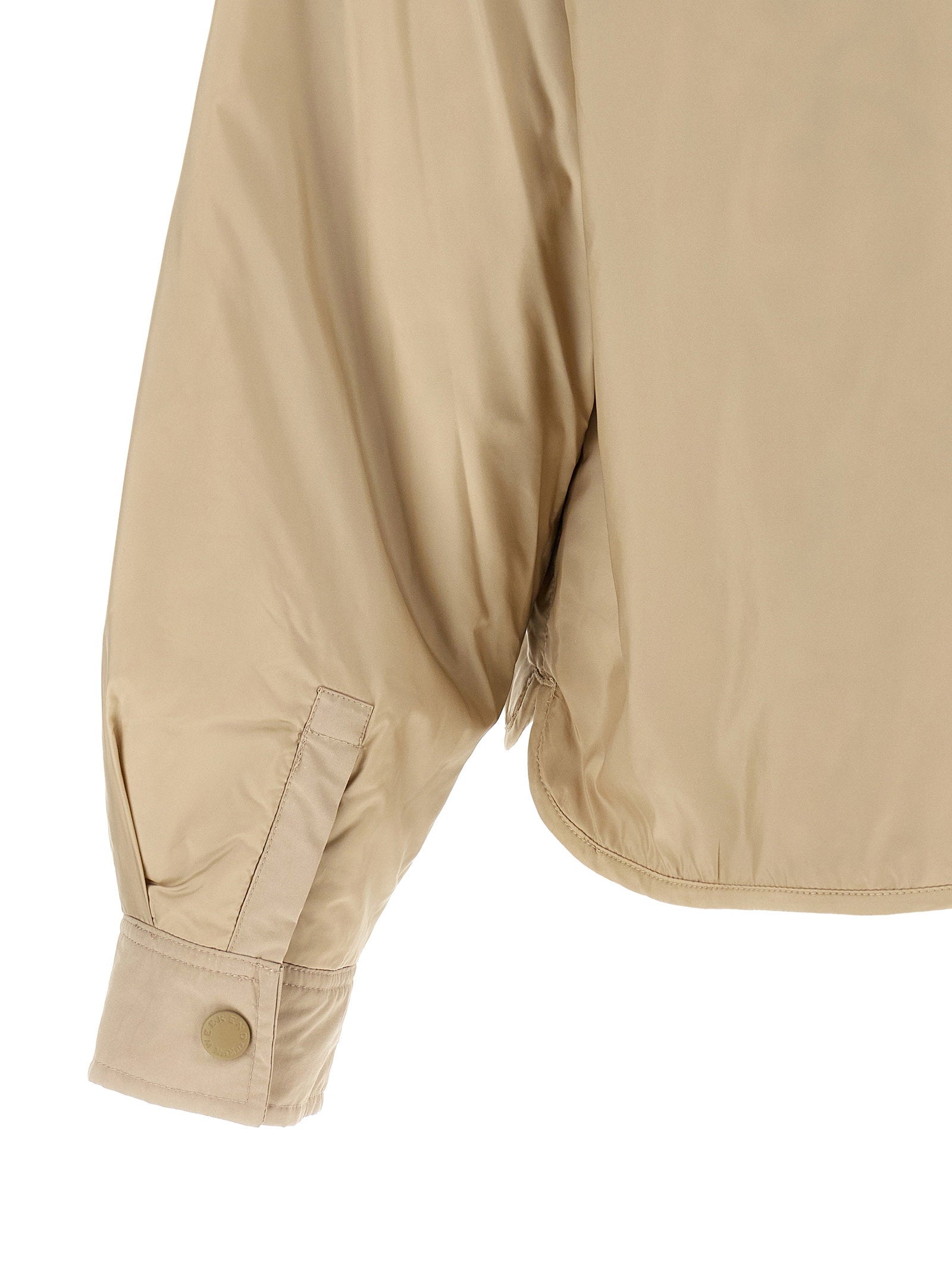 Weekend Max Mara Padded Technical Canvas Jacket — Beige, view 4