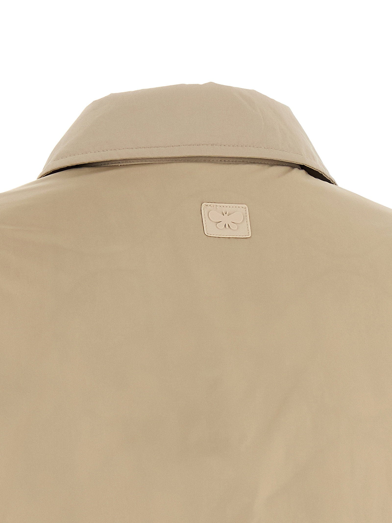 Weekend Max Mara Padded Technical Canvas Jacket — Beige, view 5