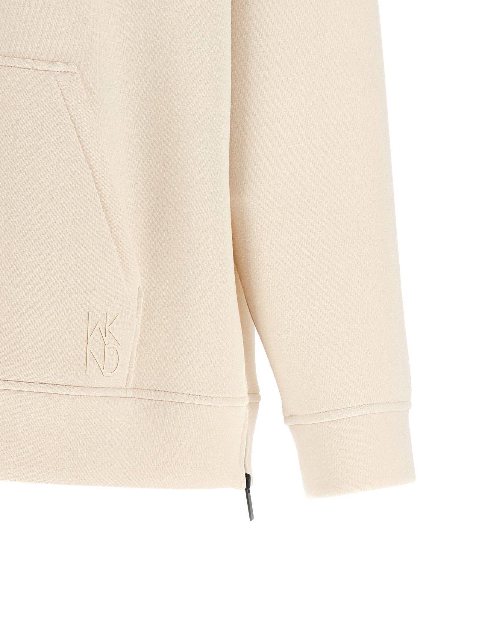 Weekend Max Mara Half-Zip Raglan Sweatshirt — Beige, view 4