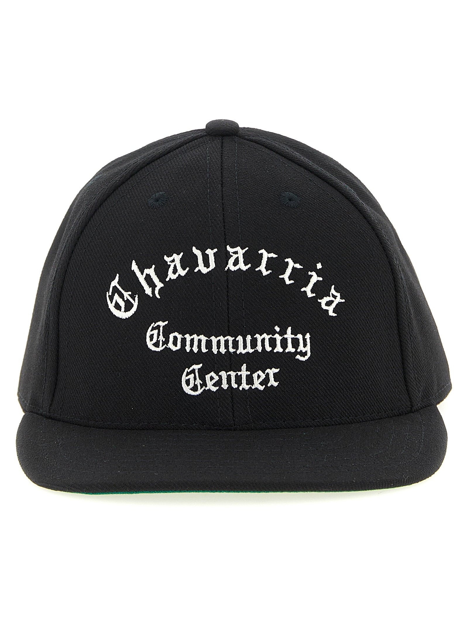 Willy Chavarria Embroidered Logo Baseball Cap — Black by Willy Chavarria