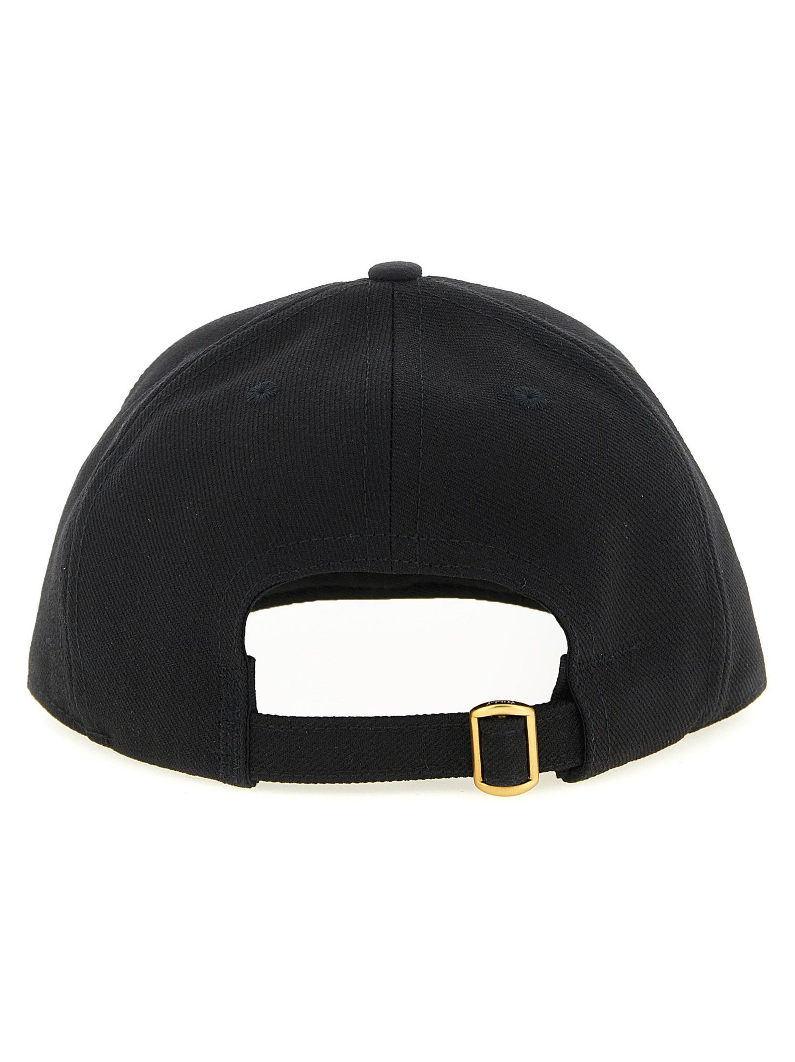 Willy Chavarria Embroidered Logo Baseball Cap — Black, view 3