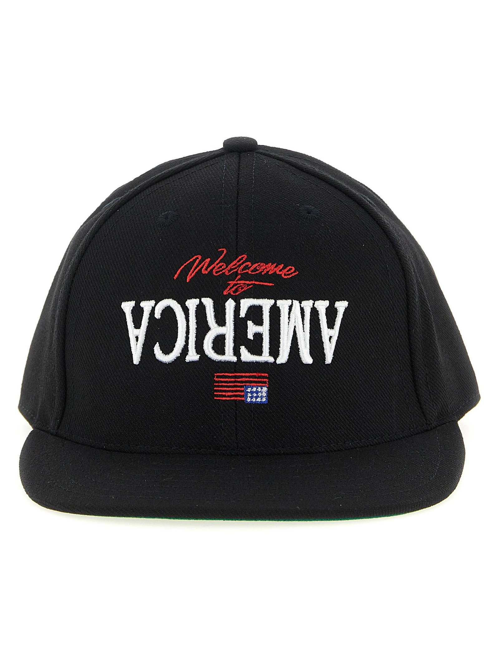Willy Chavarria Embroidered Logo Baseball Cap — Black by Willy Chavarria