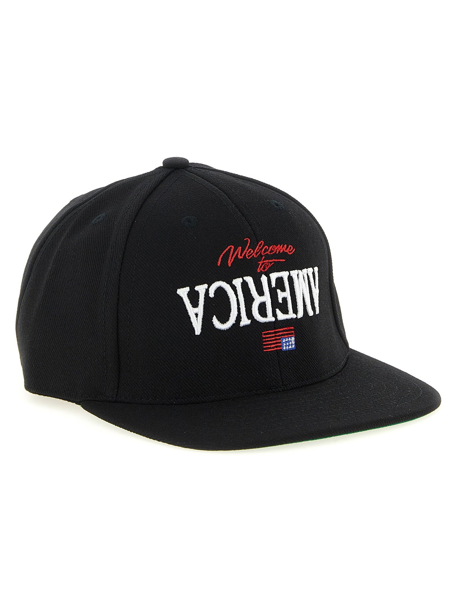 Willy Chavarria Embroidered Logo Baseball Cap — Black, view 2