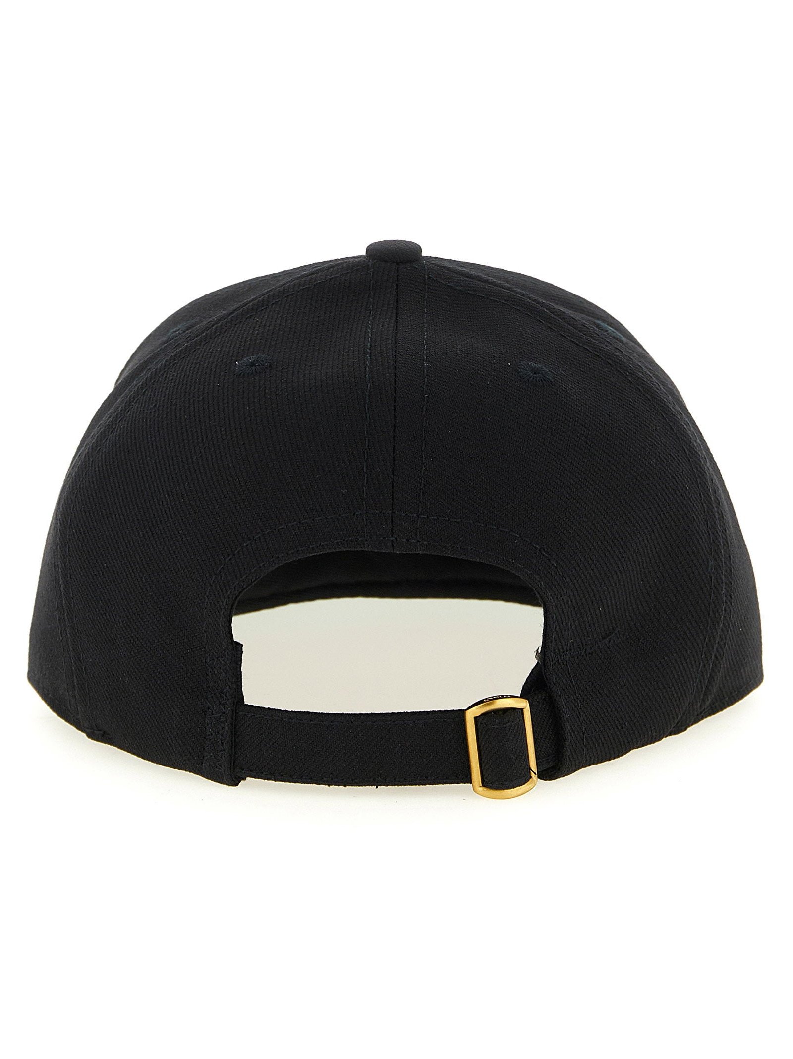 Willy Chavarria Embroidered Logo Baseball Cap — Black, view 3