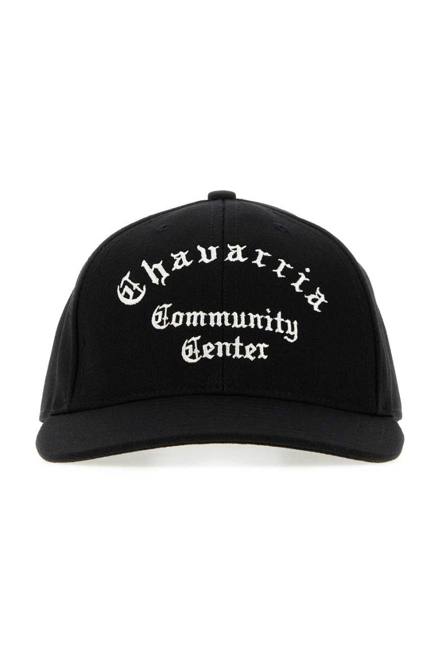 Willy Chavarria CHAVARRIA Baseball Cap — Black by Willy Chavarria