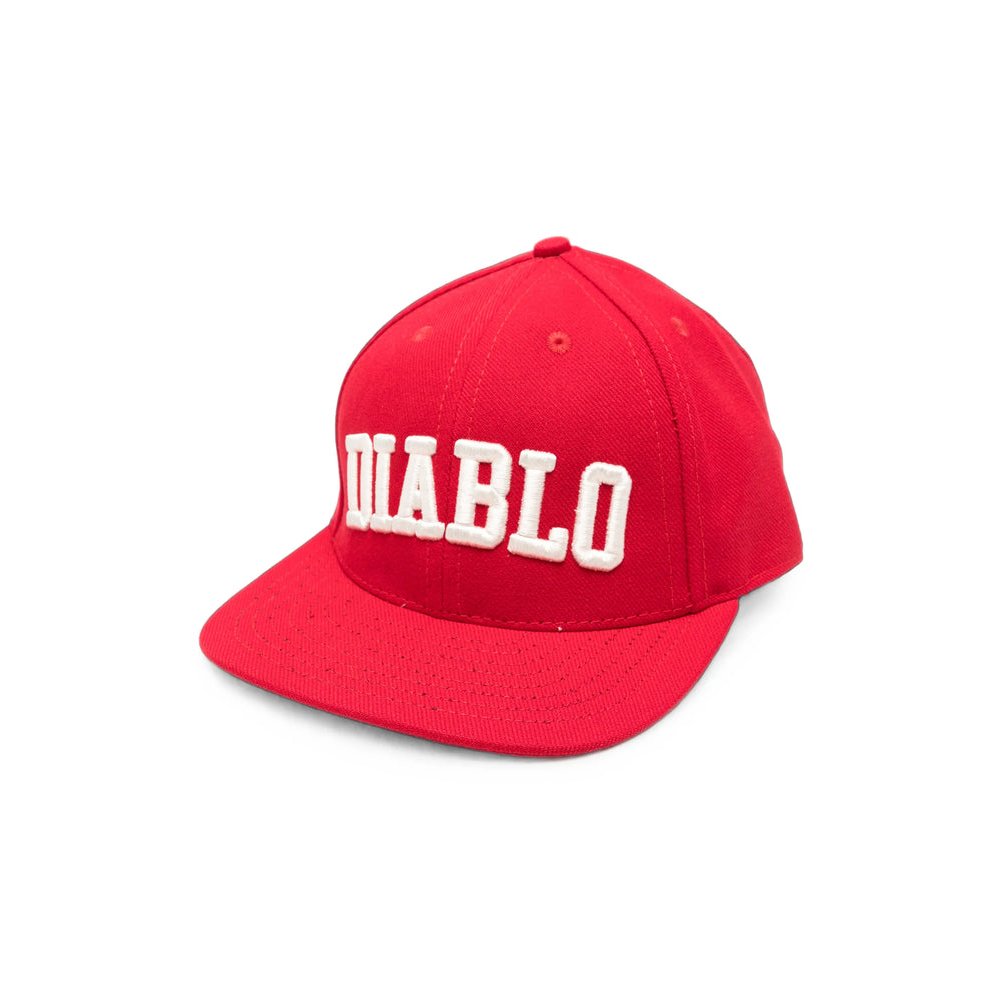 Willy Chavarria MAMSA003-006 Wired Brim Structured Baseball Cap — Red by Willy Chavarria