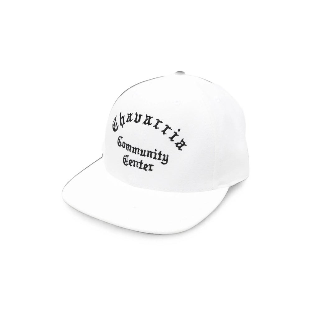 Willy Chavarria MAMSA004-000 Baseball Cap — White by Willy Chavarria