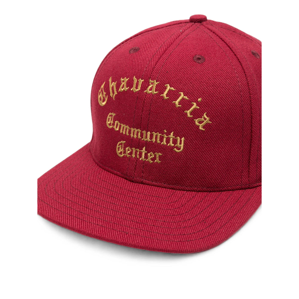 Willy Chavarria MAMSA004-045 Cotton Baseball Cap — Red, view 2