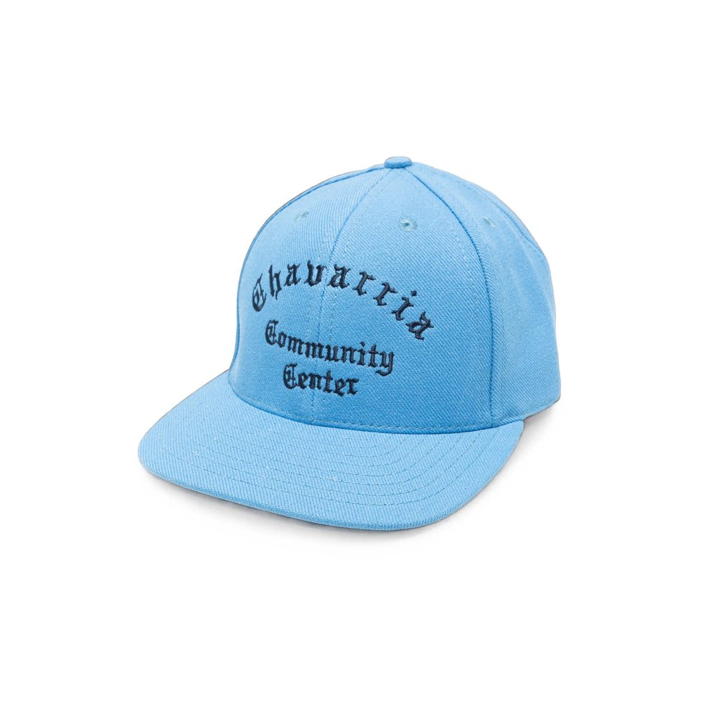 Willy Chavarria MAMSA004-099 Embroidered Baseball Cap — Blue by Willy Chavarria