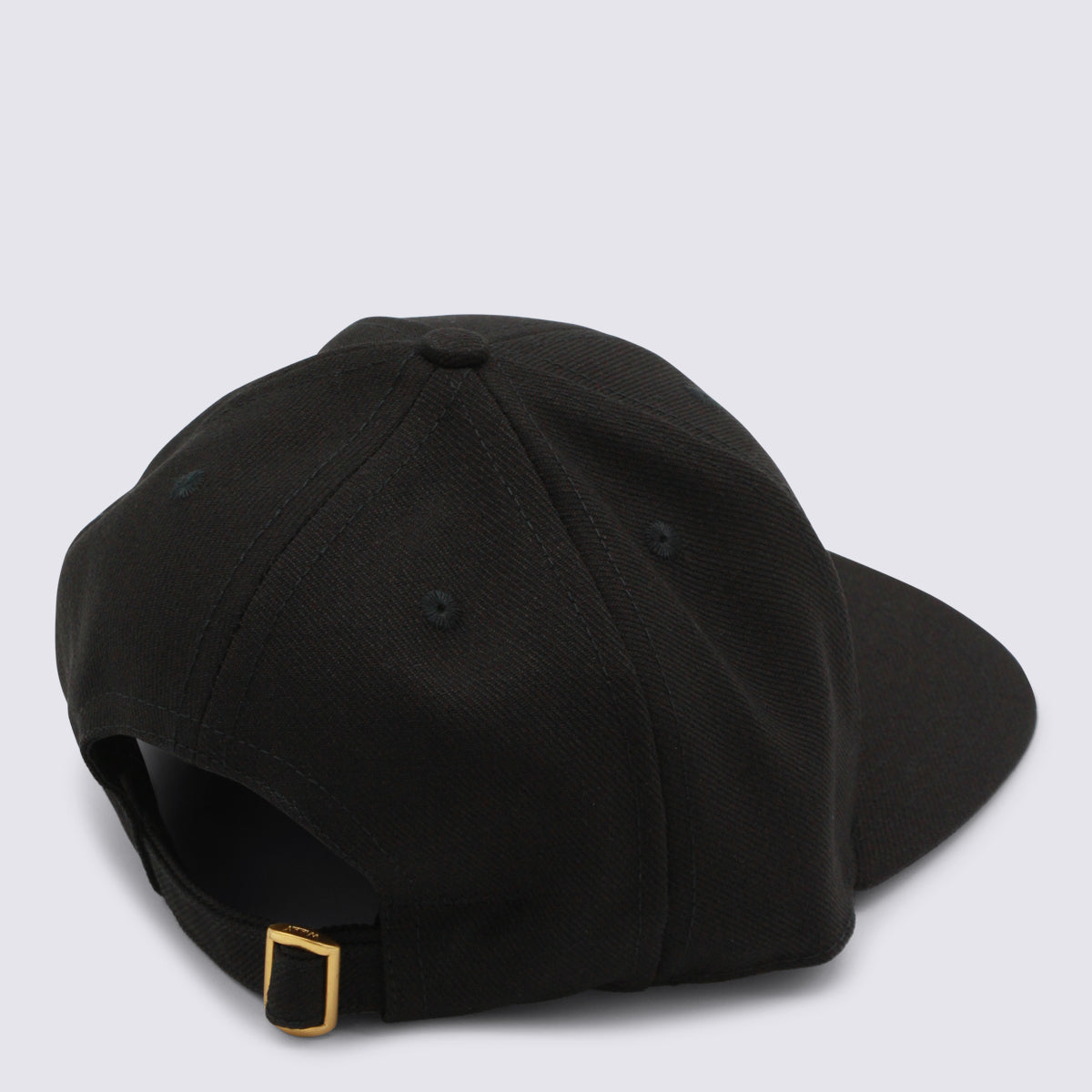 Willy Chavarria WCASC0079 Embroidered Logo Baseball Cap — Black, view 3