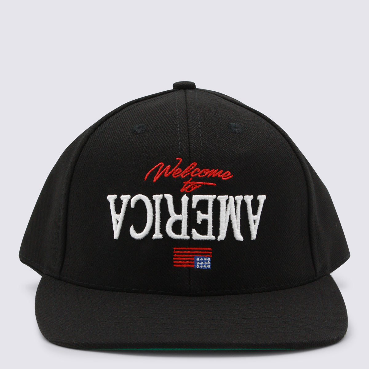 Willy Chavarria WCASC0084 Logo-Embroidered Baseball Cap — Black by Willy Chavarria