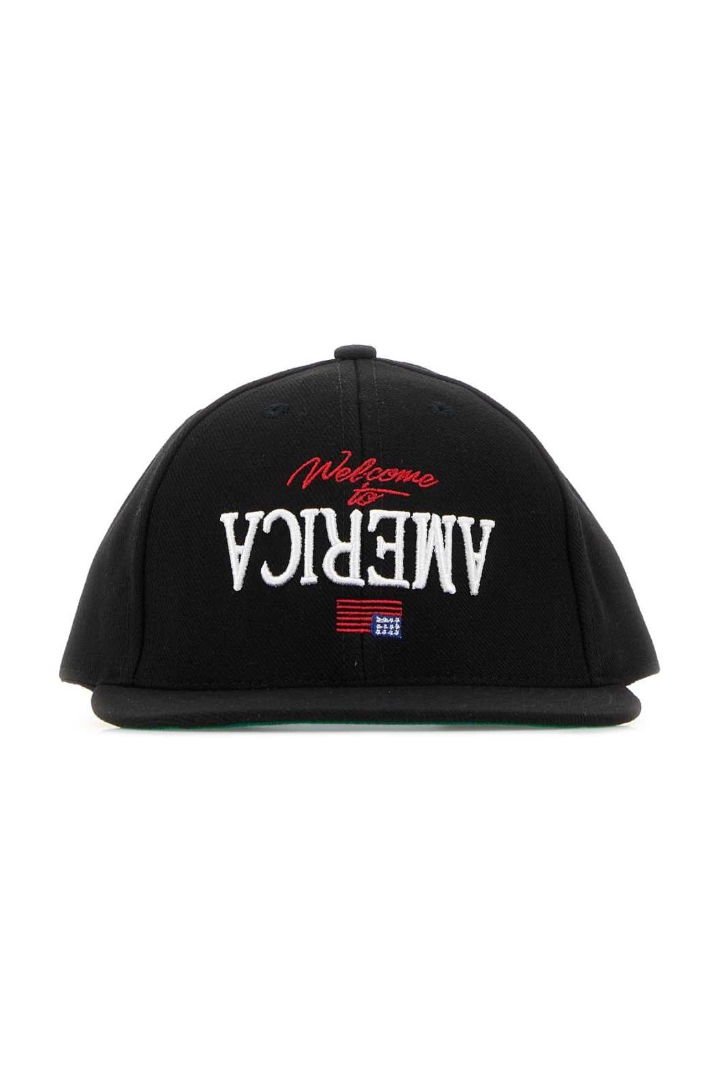 Willy Chavarria WELCOME Baseball Cap — Black by Willy Chavarria