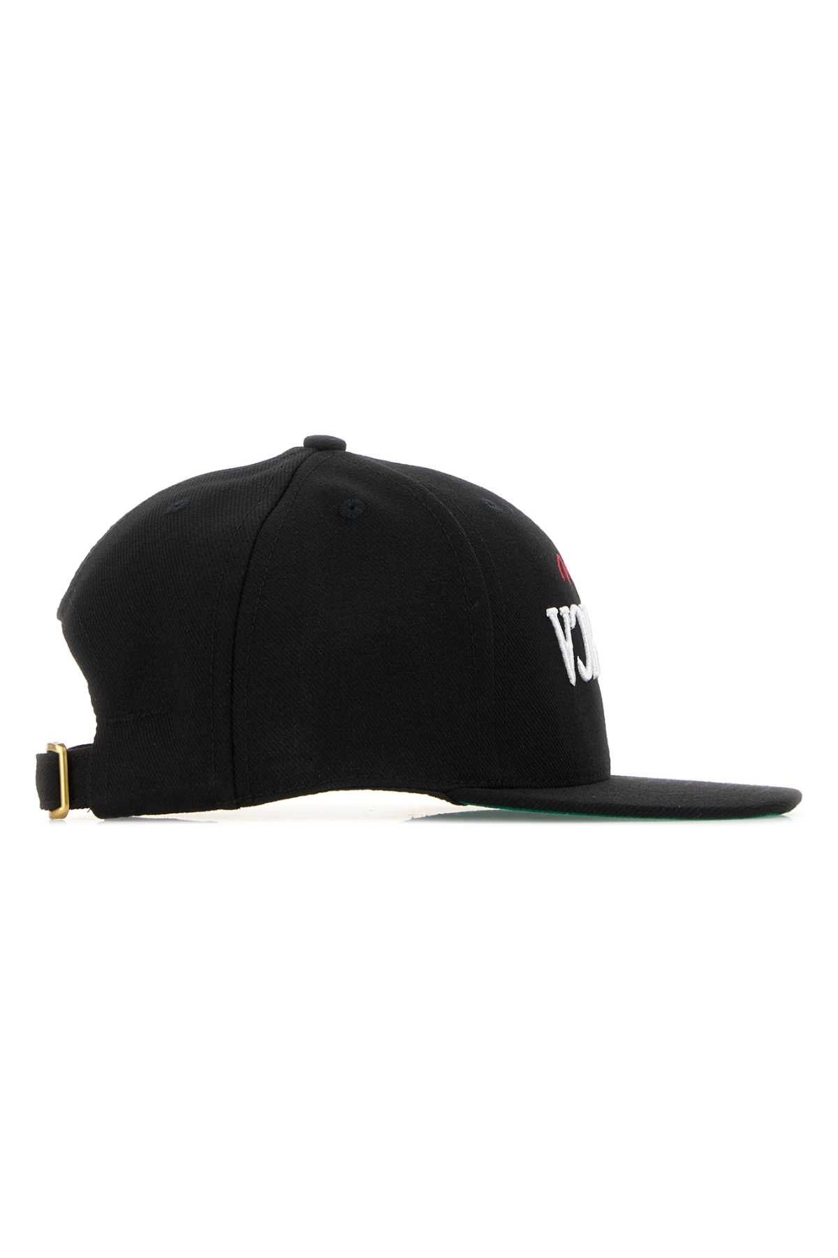 Willy Chavarria WELCOME Baseball Cap — Black, view 2