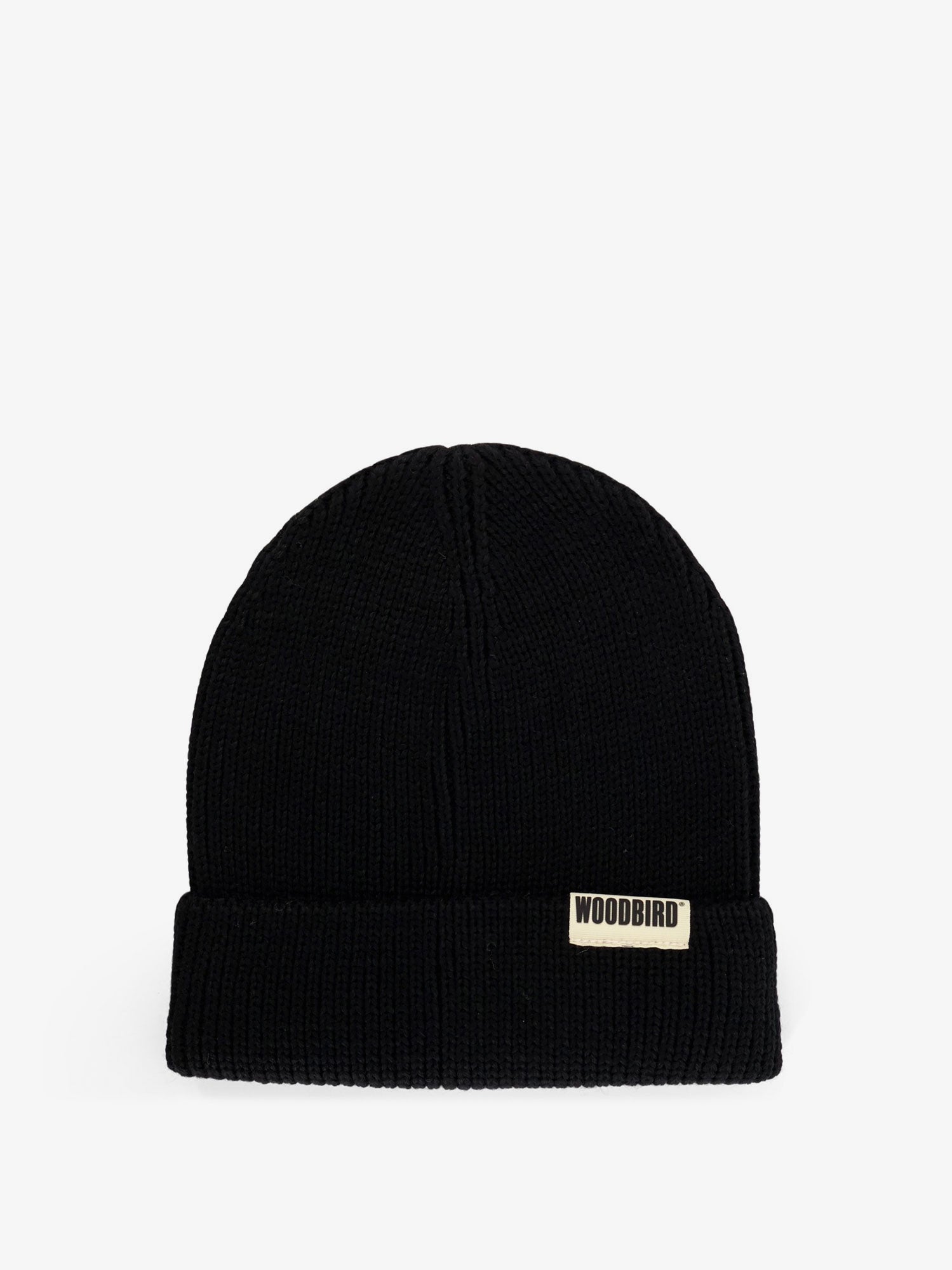 Woodbird 2336002 Ribbed Knit Wool-Acrylic Beanie — Black by Woodbird