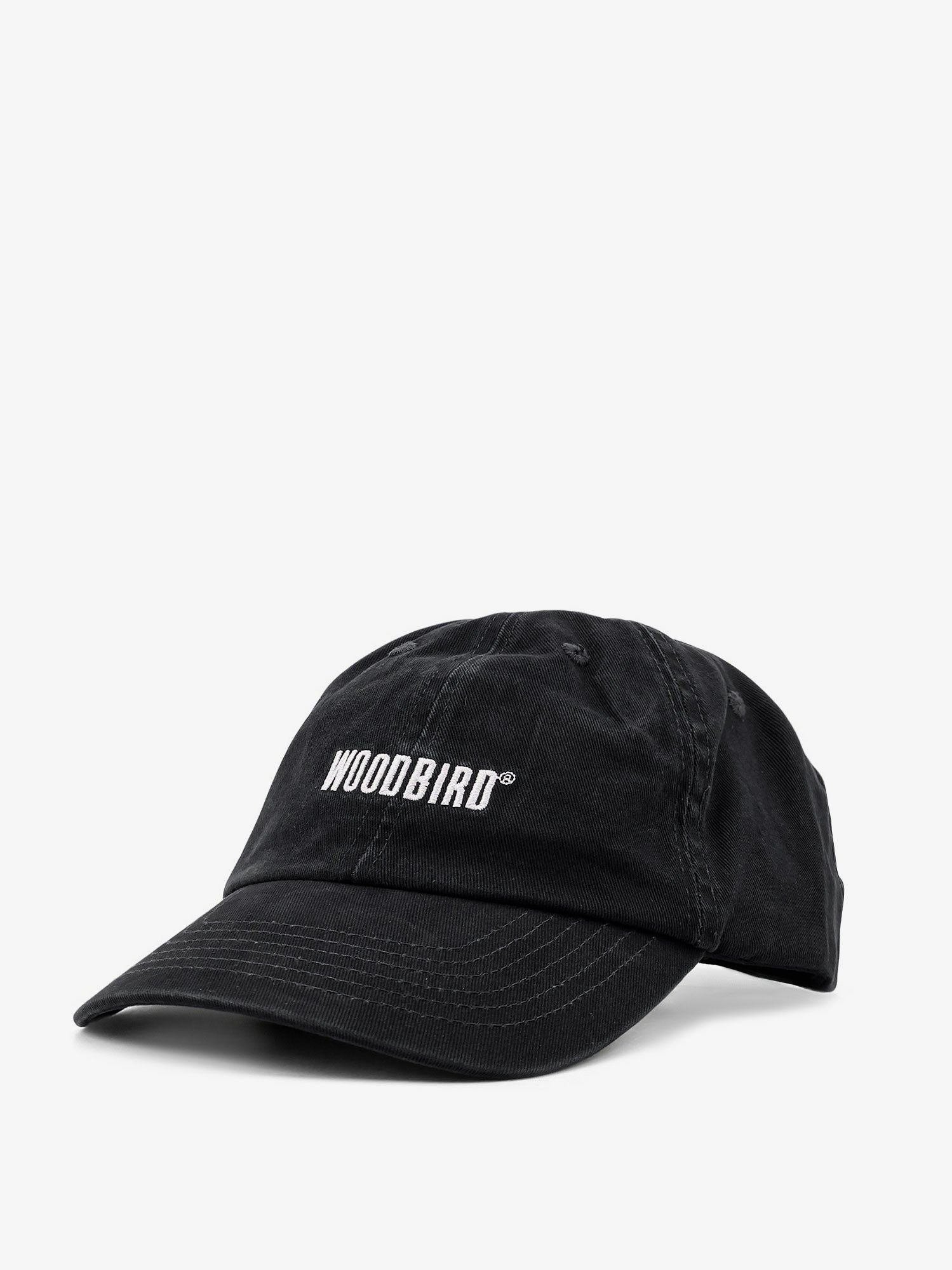 Woodbird 2336013 Core Twill Cotton Baseball Cap — Black, view 2