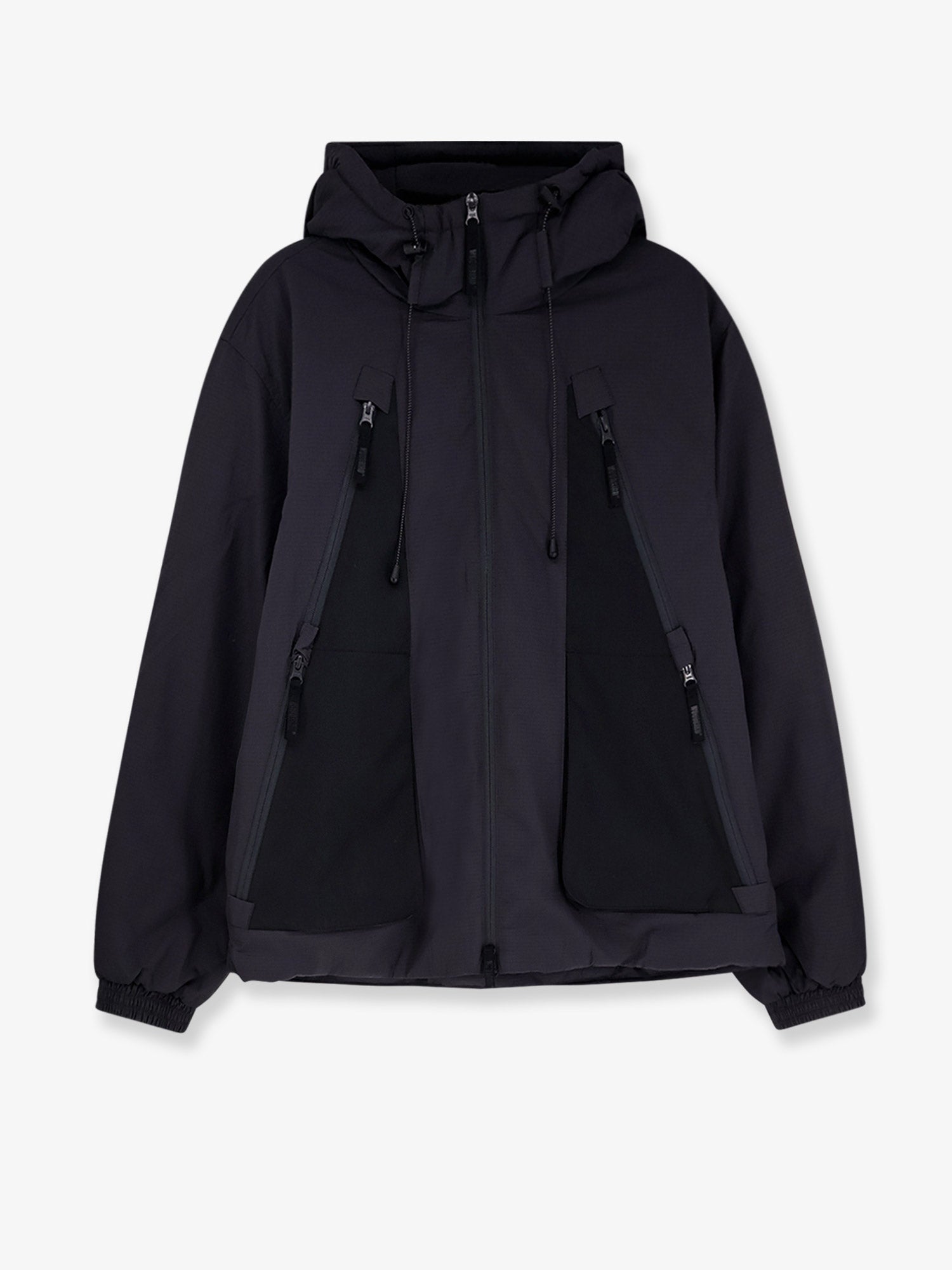 Woodbird Nylon Hooded Jacket — Black by Woodbird
