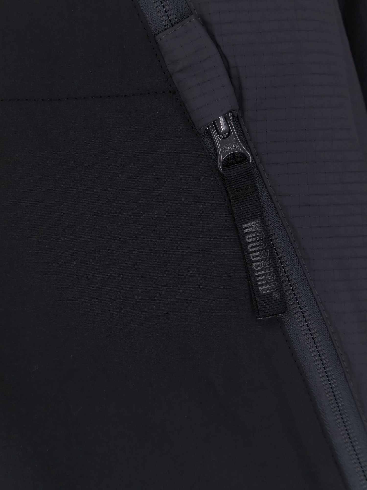 Woodbird Nylon Hooded Jacket — Black, view 3
