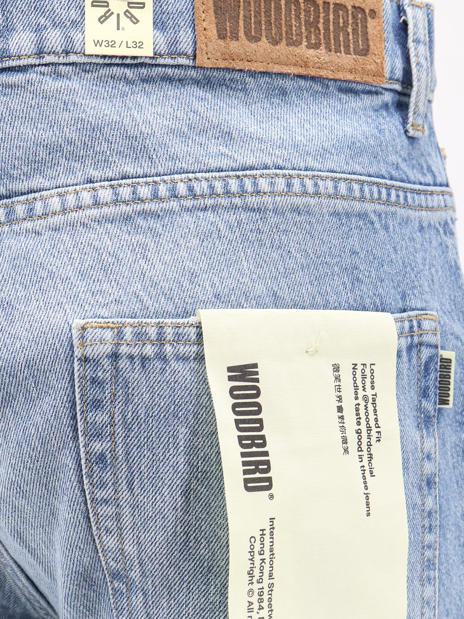 Woodbird Leroy Jeans — Blue, view 3