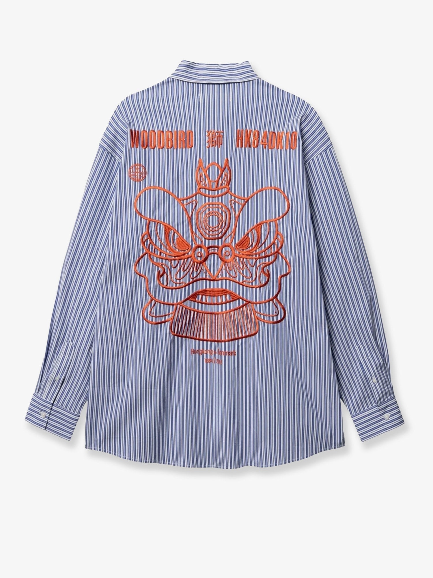 Woodbird Shirt — Blue, view 2