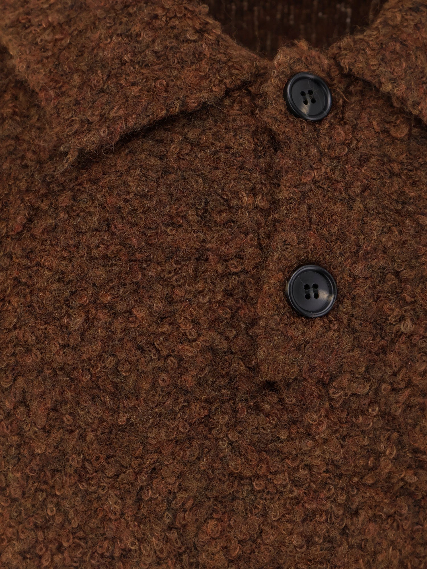 Woodbird Recycled Polyester Blend Sweater — Brown, view 3