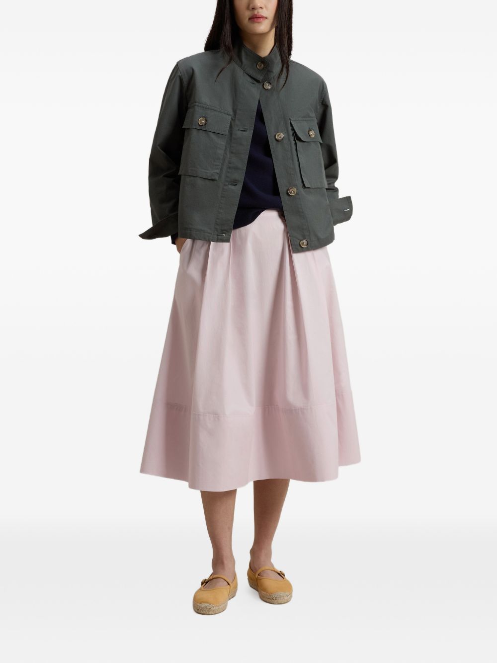 Woolrich Canvas Field Overshirt — Charcoal, view 3