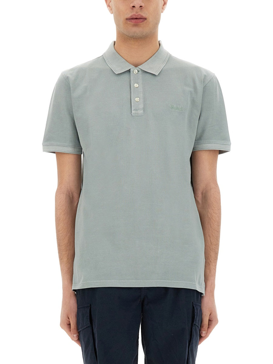 Woolrich Polo Shirt — Green, view 3