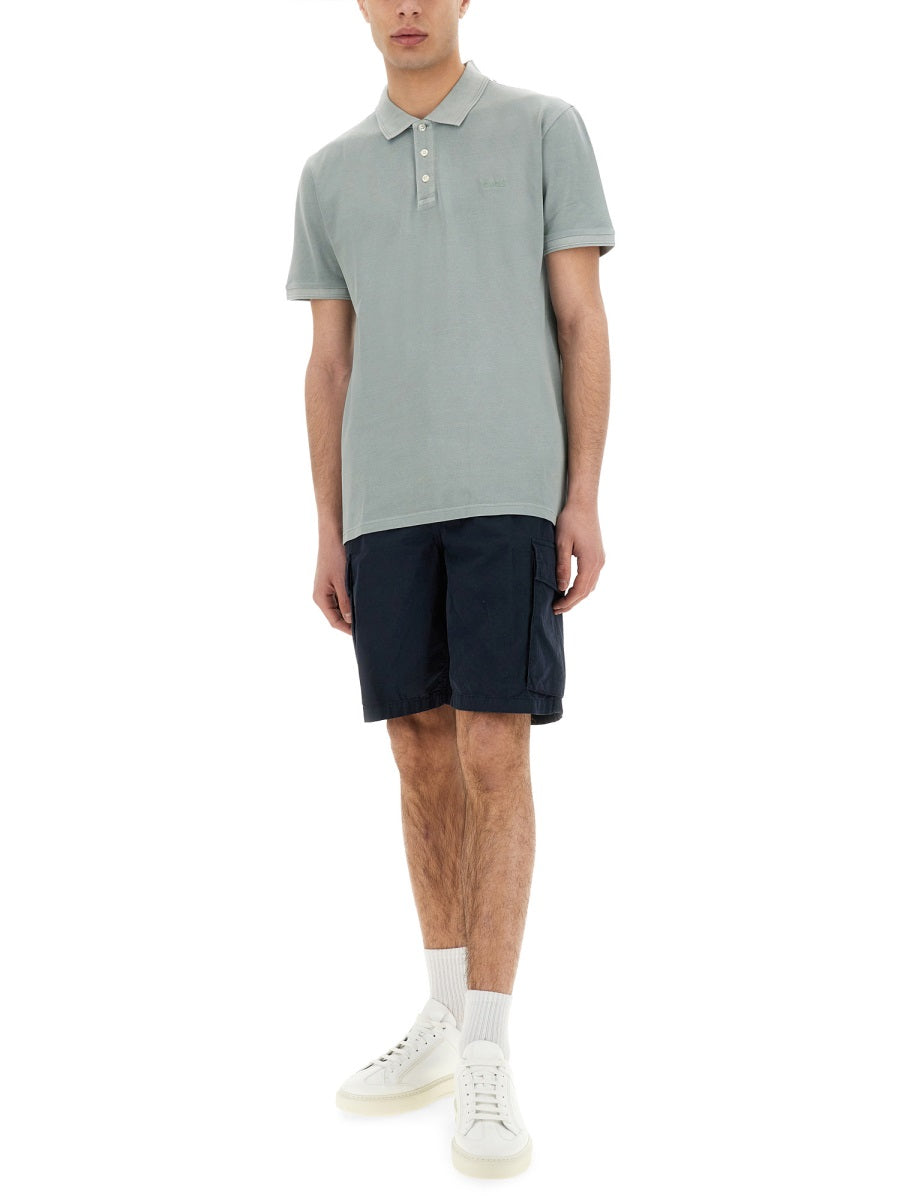 Woolrich Polo Shirt — Green, view 4