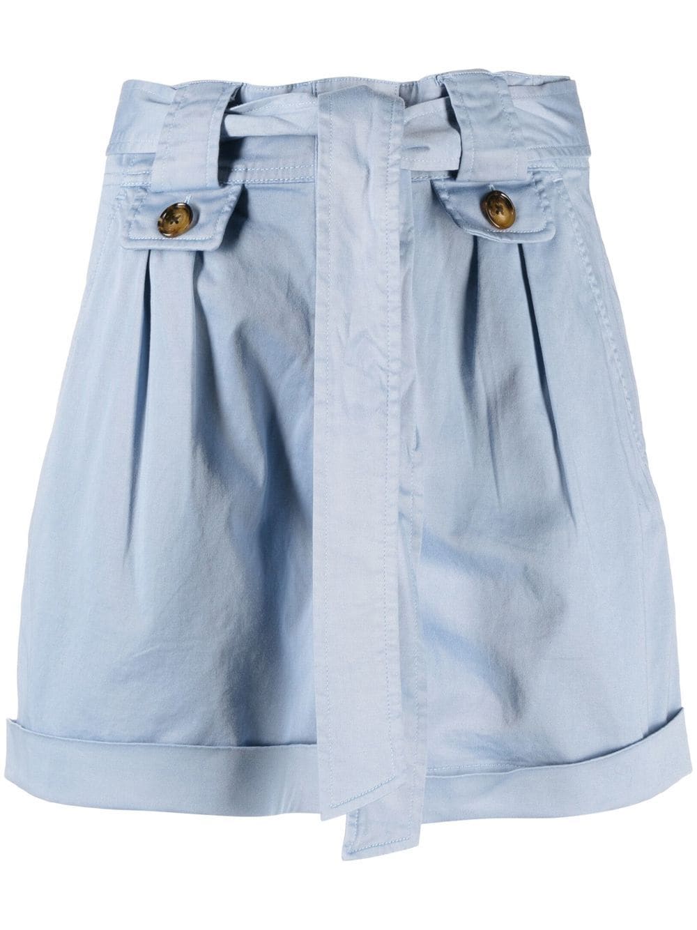 Woolrich Stretch Cotton Twill Shorts — light blue by Woolrich