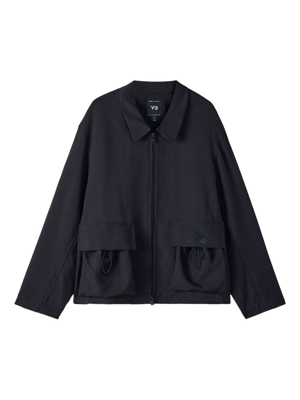 Y-3 Logo Patch Blouson Jacket — Black by Y-3