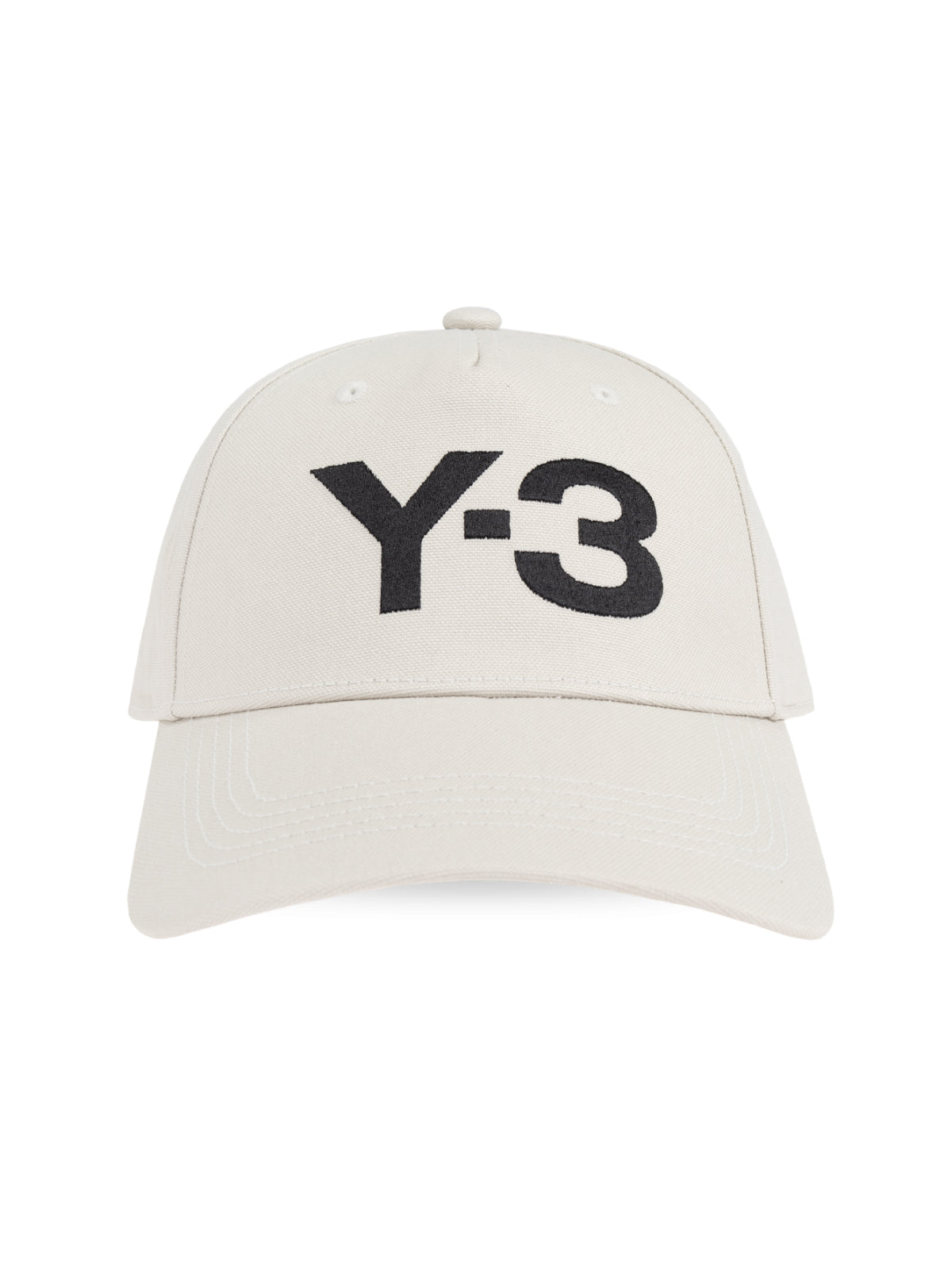 Y-3 JP1144 Logo Baseball Cap — White, view 4