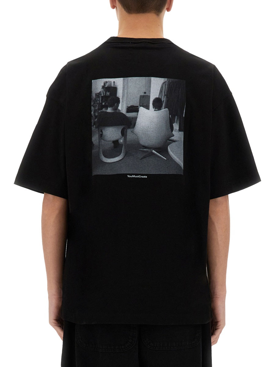 Ymc Organic Cotton T-Shirt — Black by Ymc