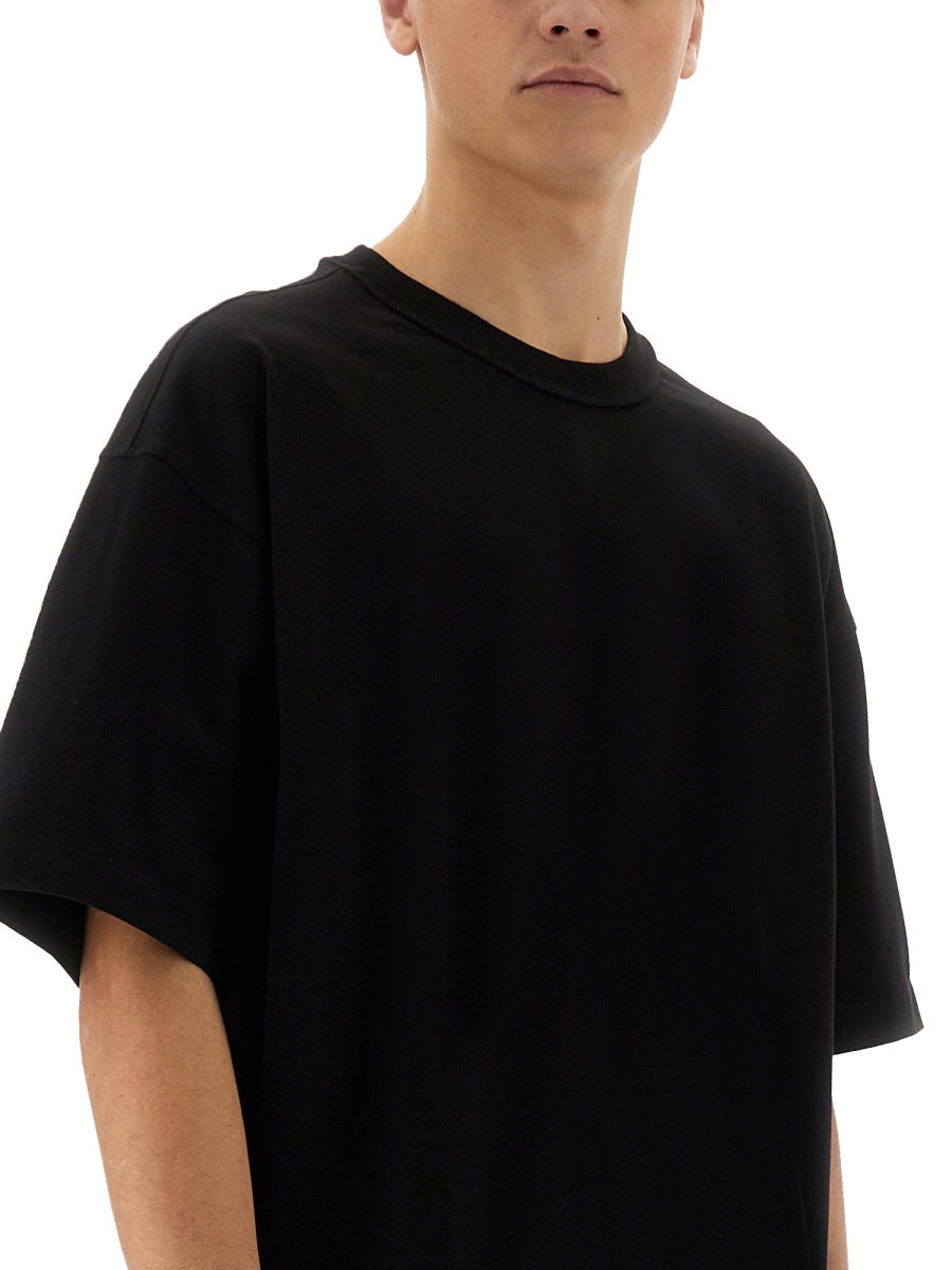 Ymc Organic Cotton T-Shirt — Black, view 2