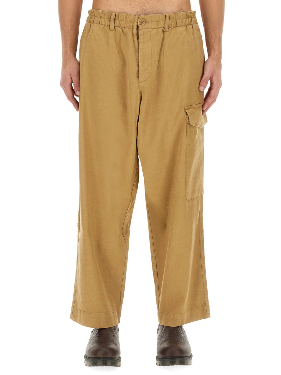 Ymc Military Linen Blend Trousers — Beige, view 2