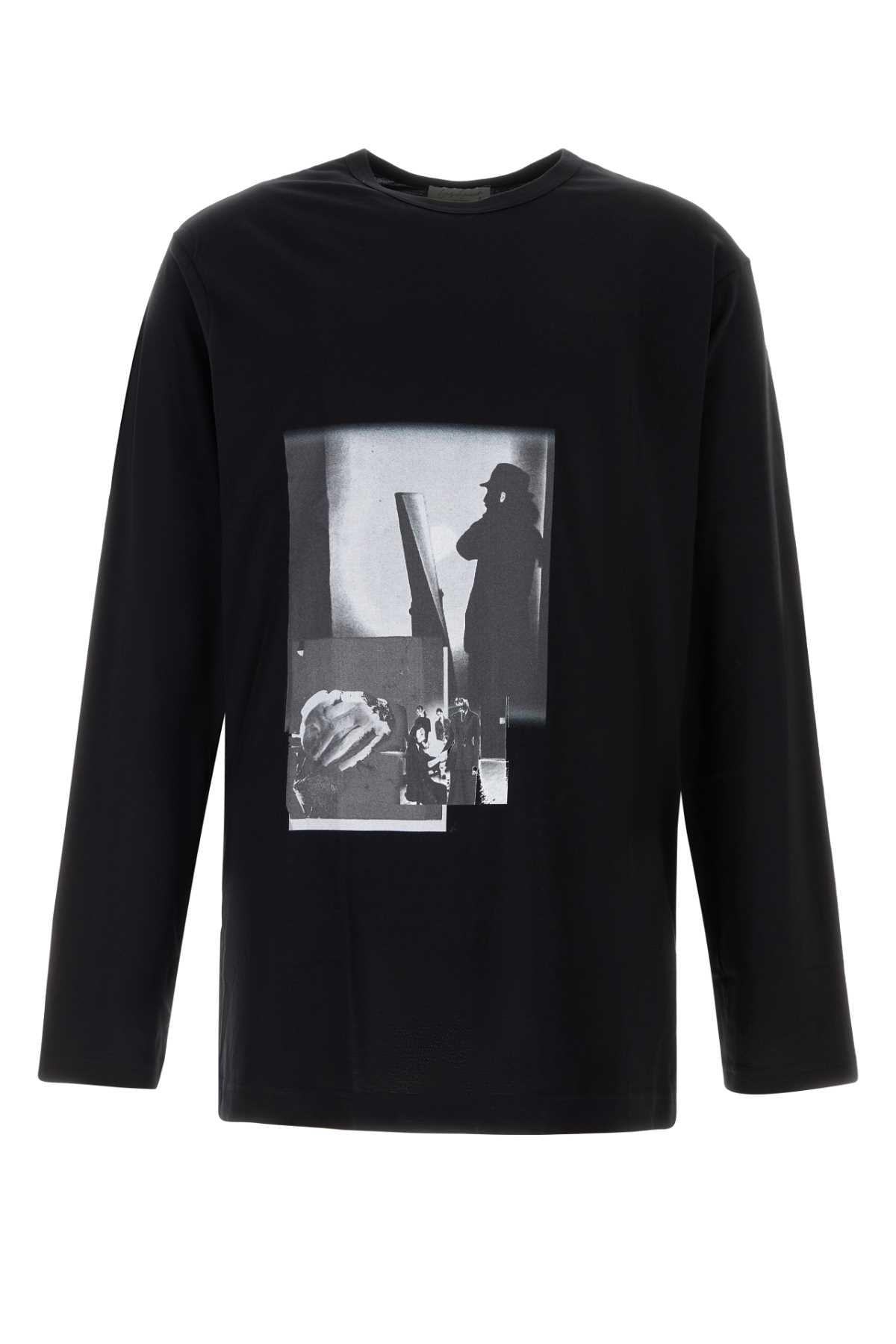 Yohji Yamamoto Sleve T-Shirt — Black by Yohji Yamamoto