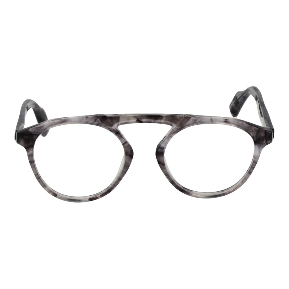 Yohji Yamamoto YO-1035540-FBB-744 Full-Rim Aviator Eyeglasses — Gray, view 2