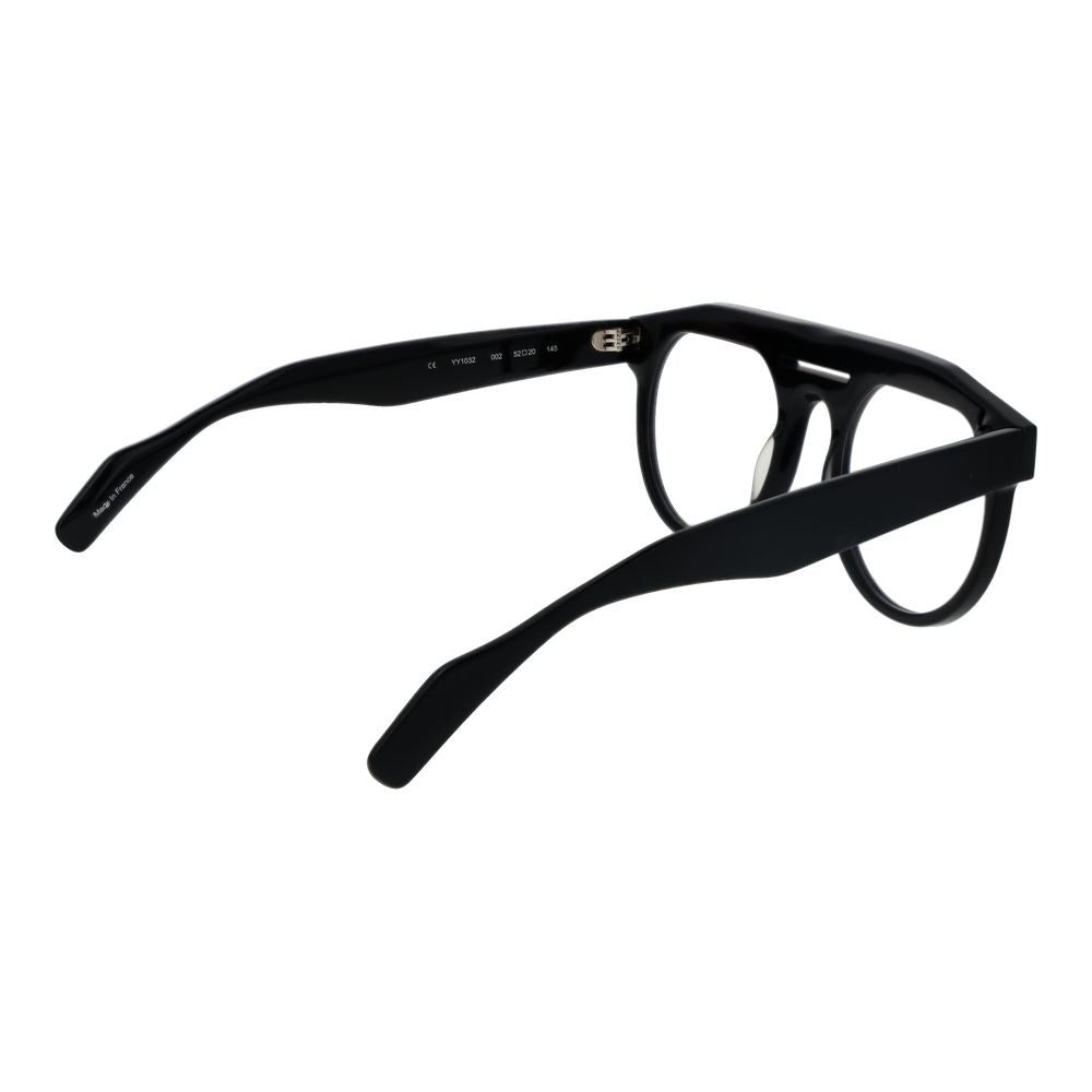Yohji Yamamoto YO-1035551 Round Frame Eyeglasses — Black, view 3