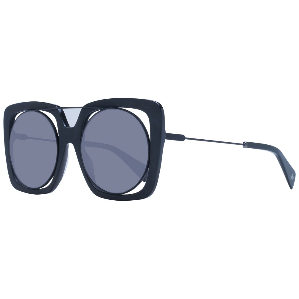 Yohji Yamamoto YO-1058024 Monel Frame Sunglasses — Black by Yohji Yamamoto