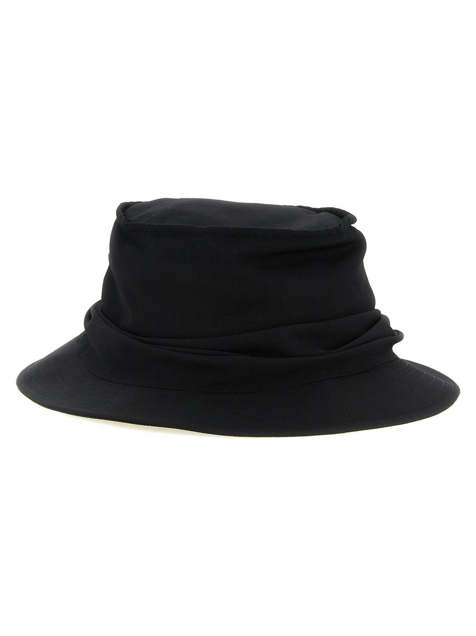 Yohji Yamamoto YO333456BM Bucket Hat — Black, view 2