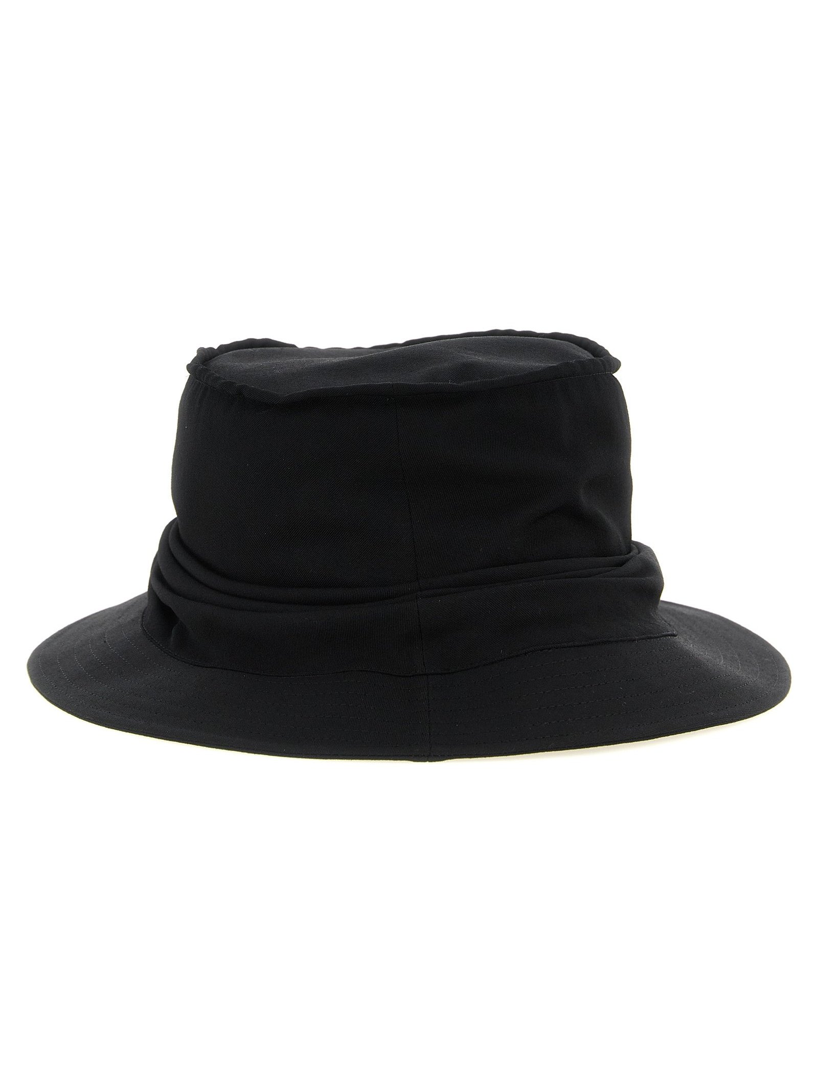 Yohji Yamamoto YO333456BM Bucket Hat — Black, view 3
